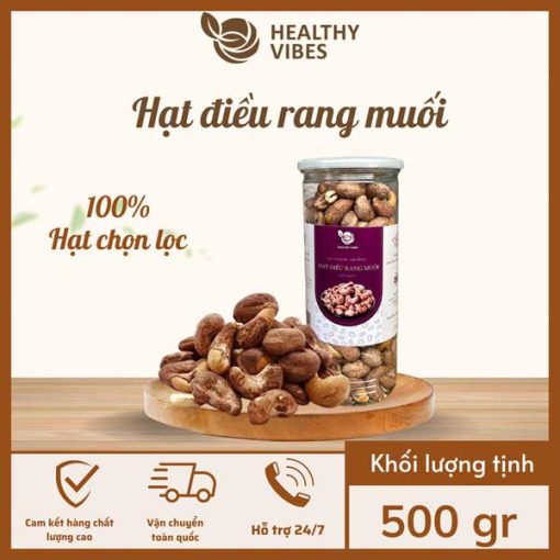 Hạt điều rang muối - Healthyvibes