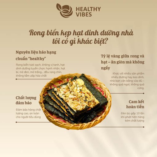Rong biển kẹp hạt dinh dưỡng