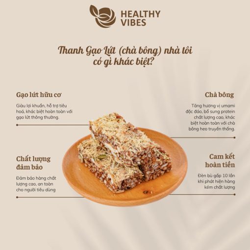 Thanh gạo lứt – Hạt dinh dưỡng