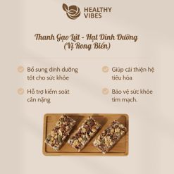 Thanh gạo lứt – Hạt dinh dưỡng